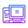 old computer logo